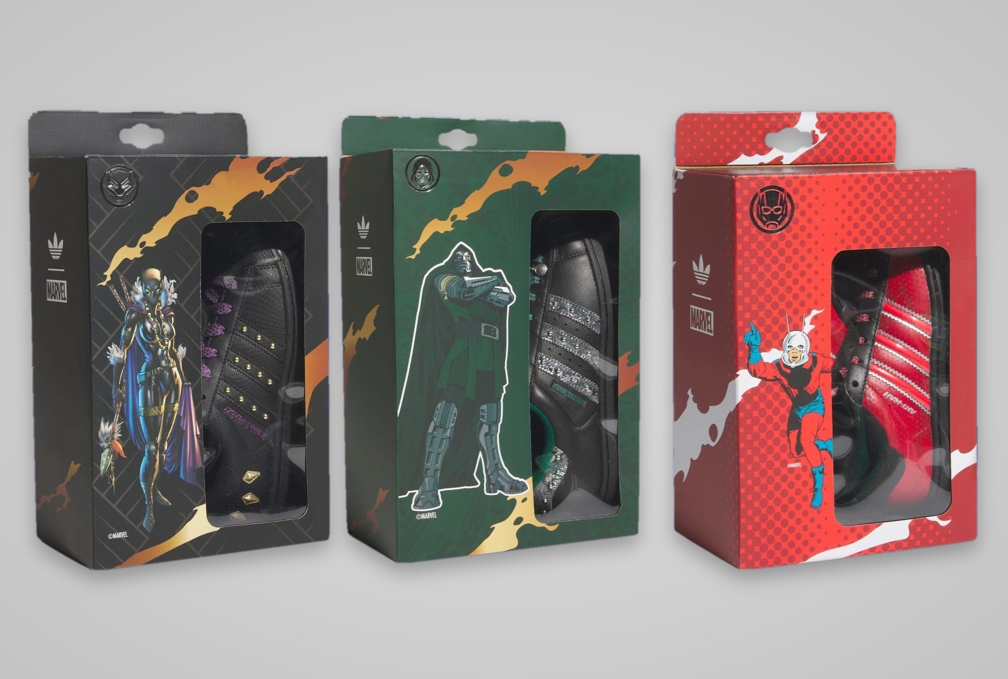 Marvel x adidas brengt Dr. Doom, Shuri en Ant-Man op de Superstar