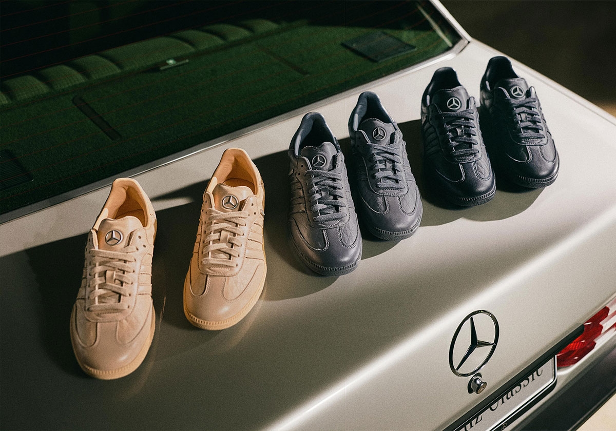 Mercedes-Benz en adidas zetten de ster op de Samba OG