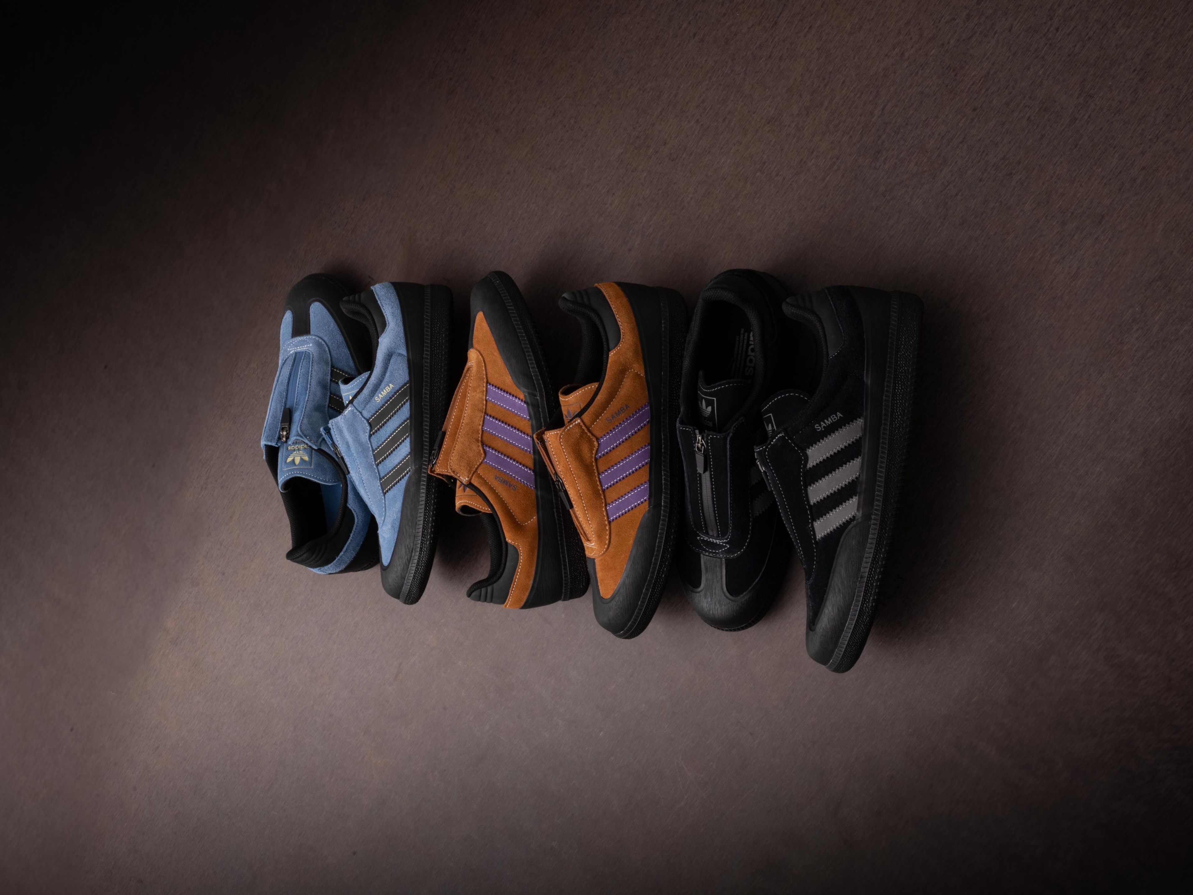adidas Samba Zip krijgt een winterjas van suède