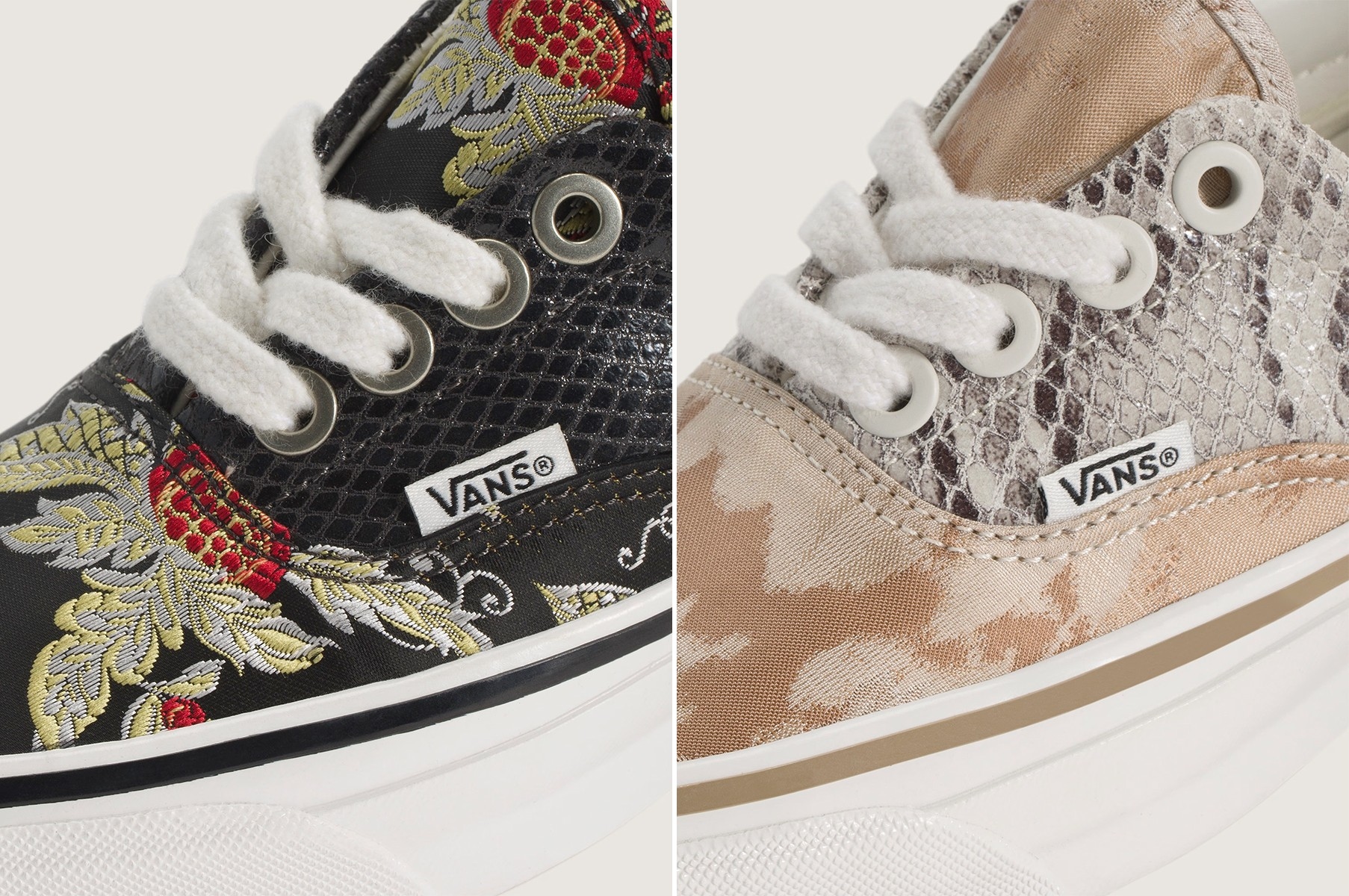 Vans OTW zet de Era in slangenprint met bloemen
