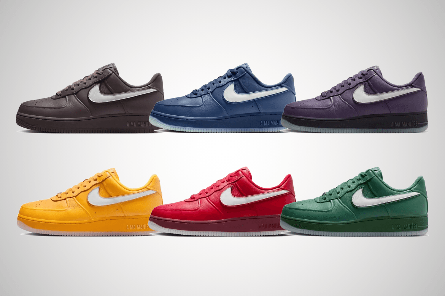 A Ma Maniére en Nike geven de Air Force 1 een kleurrijke update met 6 WYWS-colorways