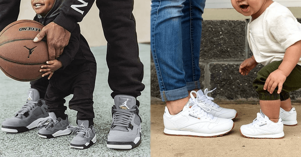 Matching sneakers met de kleine Top 10