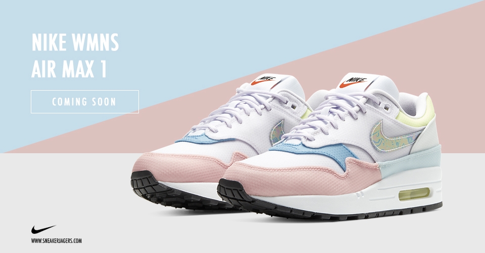 De Nike Air Max 1 verschijnt binnenkort in pastelkleuren voor dames