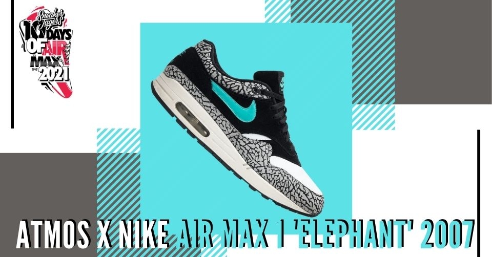 De atmos x Nike Air Max 1 ‘Elephant’ collab is onvergetelijk!