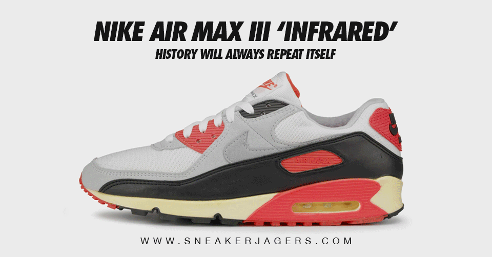 De iconische en revolutionaire Nike Air Max 90 OG ‘Infrared’
