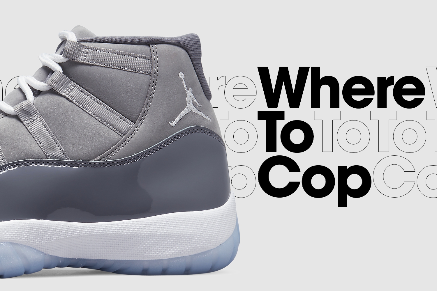 Where to cop: Air Jordan 11 Retro ‘Cool Grey’