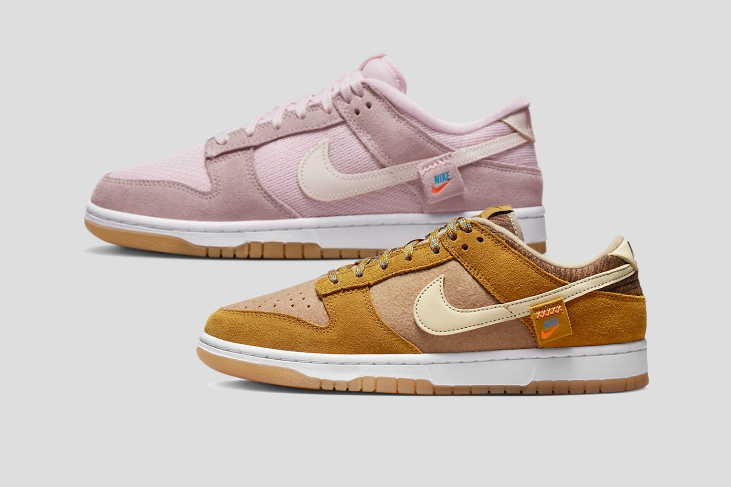 Officiële beelden van het Nike Dunk Low ‘Teddy Bear’ pack
