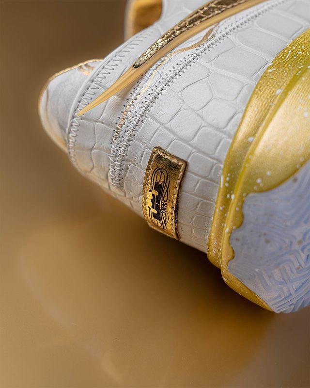 Nike LeBron 20 "The Moment" close-up achterkant