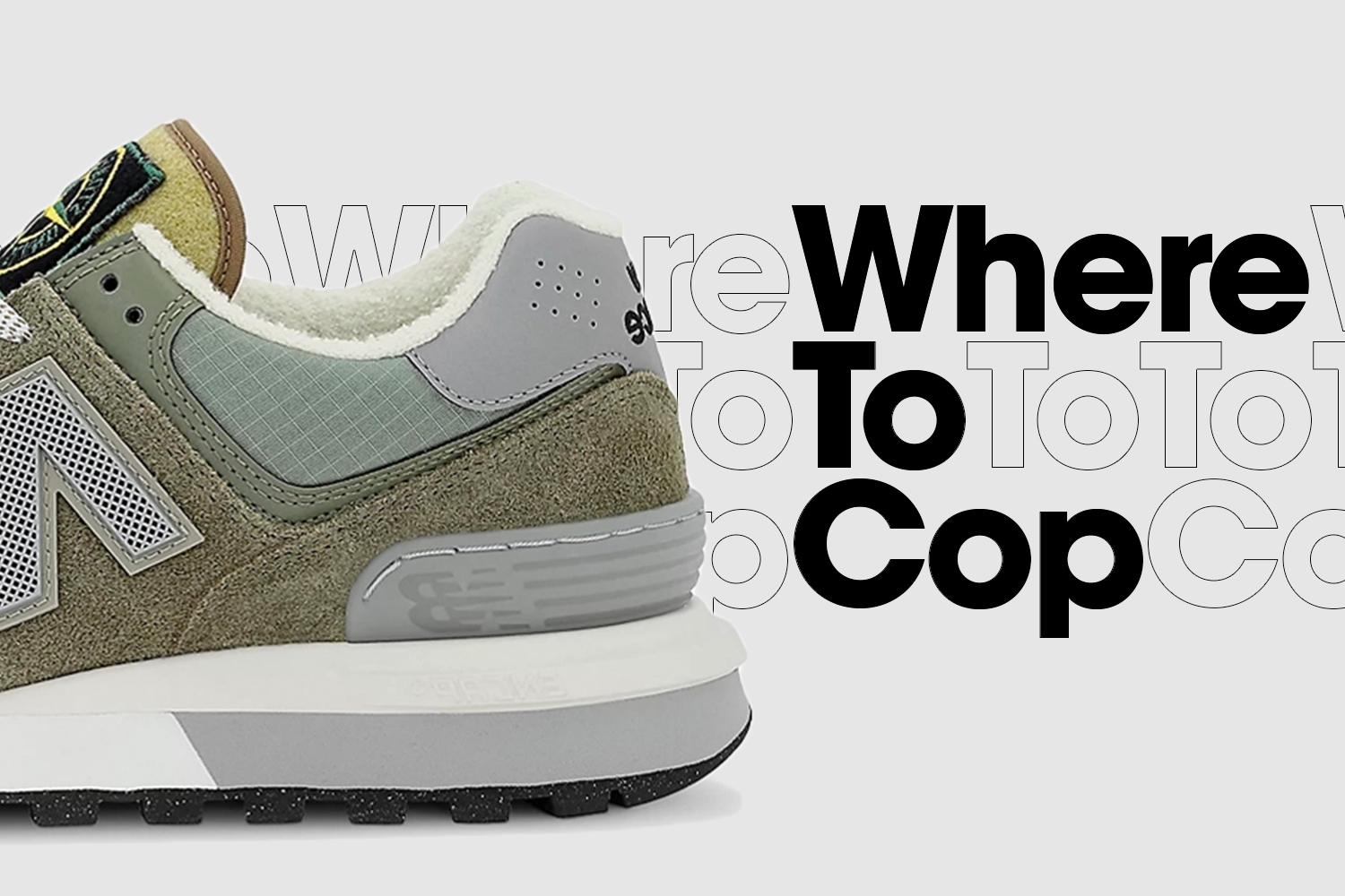 Where to Cop: de Stone Island x New Balance 574 Legacy ‘Green’