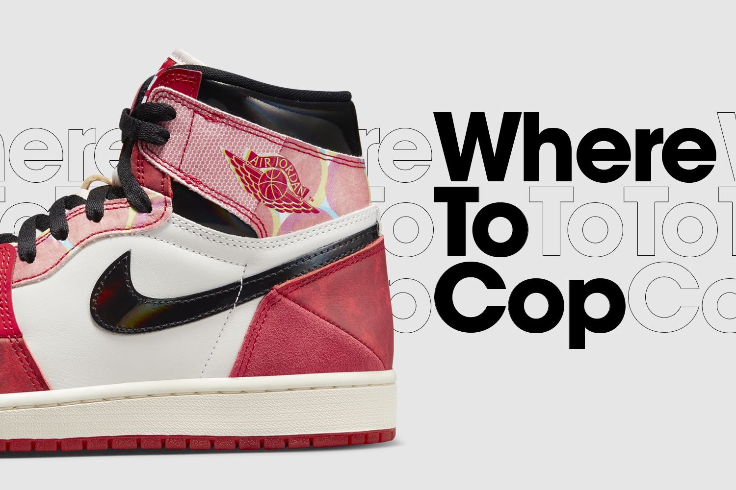 Where to cop: Spider-Man x Air Jordan 1 Retro High OG ‘Across the Spider-Verse’