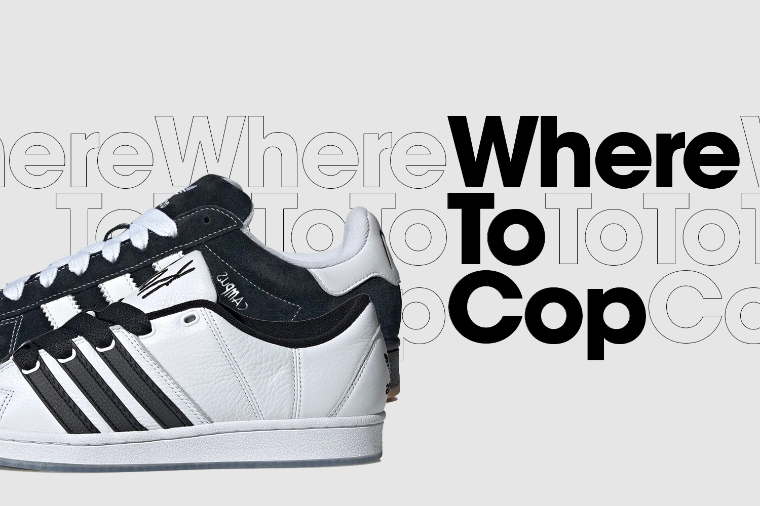 Where To Cop: Korn x adidas Campus 00s ‘Black’ & Supermodified ‘White’