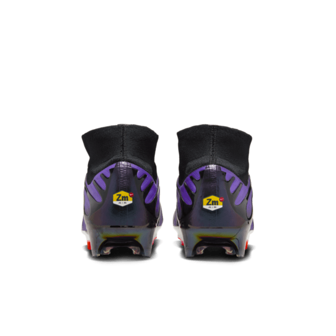 Nike Mercurial Superfly 9 FG 'Voltage Purple' ZM logo