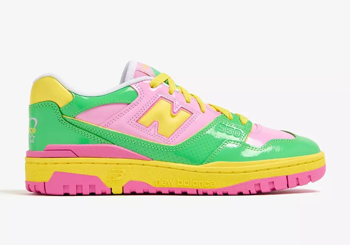 New Balance 550 Y2K Patent Leather Pink Green BB550YKA
