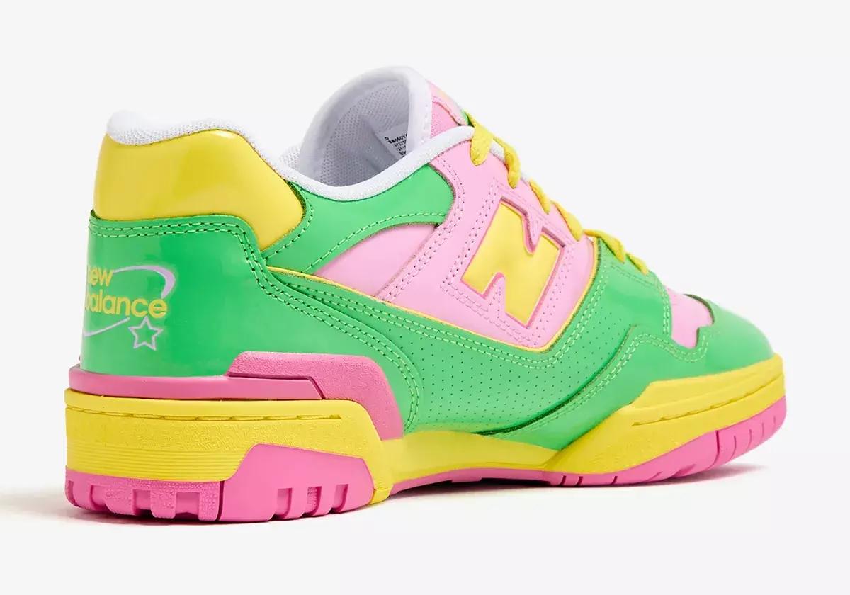 New Balance 550 Y2K Patent Leather Pink Green