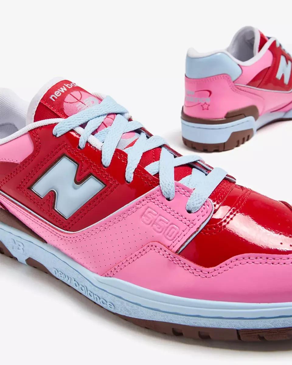New Balance 550 Y2K Patent Leather details