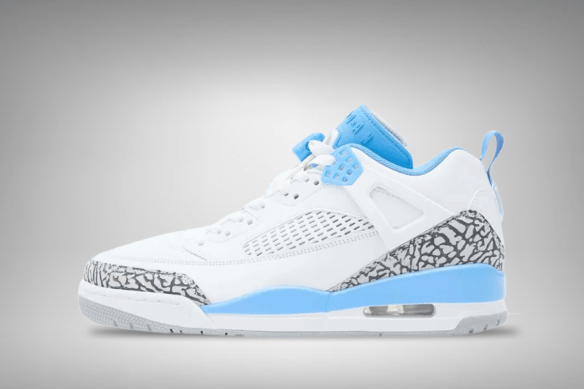 De Air Jordan Spizike Low verschijnt in een ‘UNC’ colorway