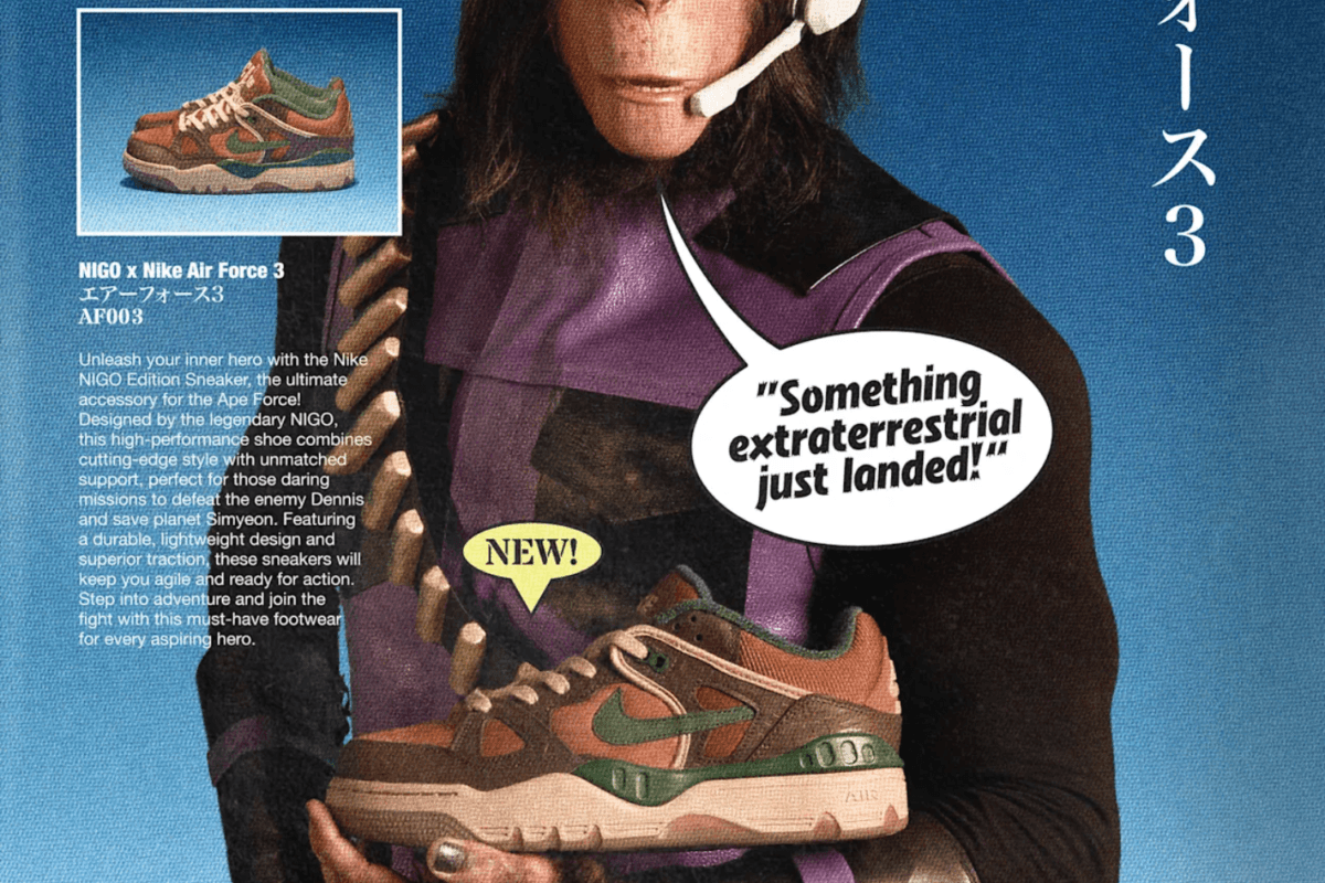 De Nigo x Nike Air Force 3 ‘Baroque Brown’ heeft een releasedatum