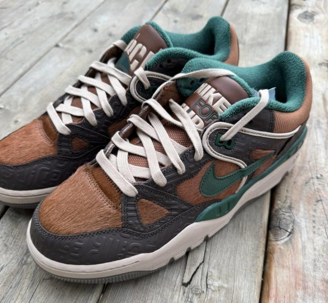 Nigo x Nike Air Force 3 Low Baroque Brown