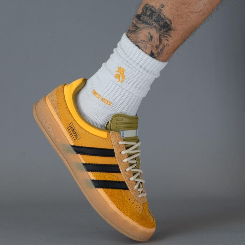 bad bunny x adidas gazelle indoor yellow