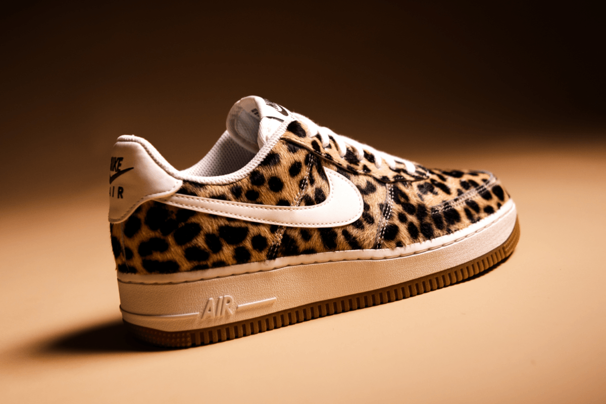 Luipaardprint bekleedt nu ook de Nike Air Force 1 Low