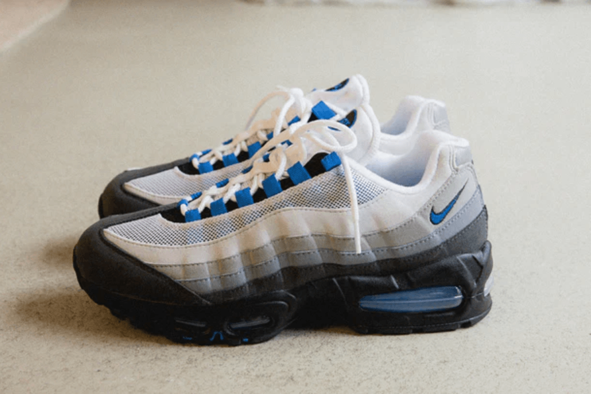 De Nike Air Max 95 ‘Blue Spark’ is eindelijk hier