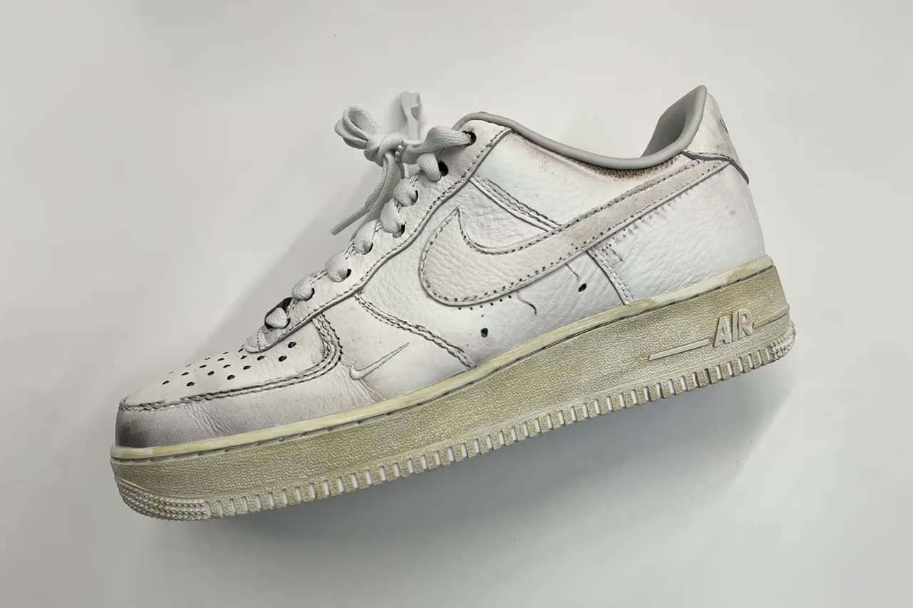 .SWOOSH x Nike Air Force 1 Low 'Dirty Triple White'