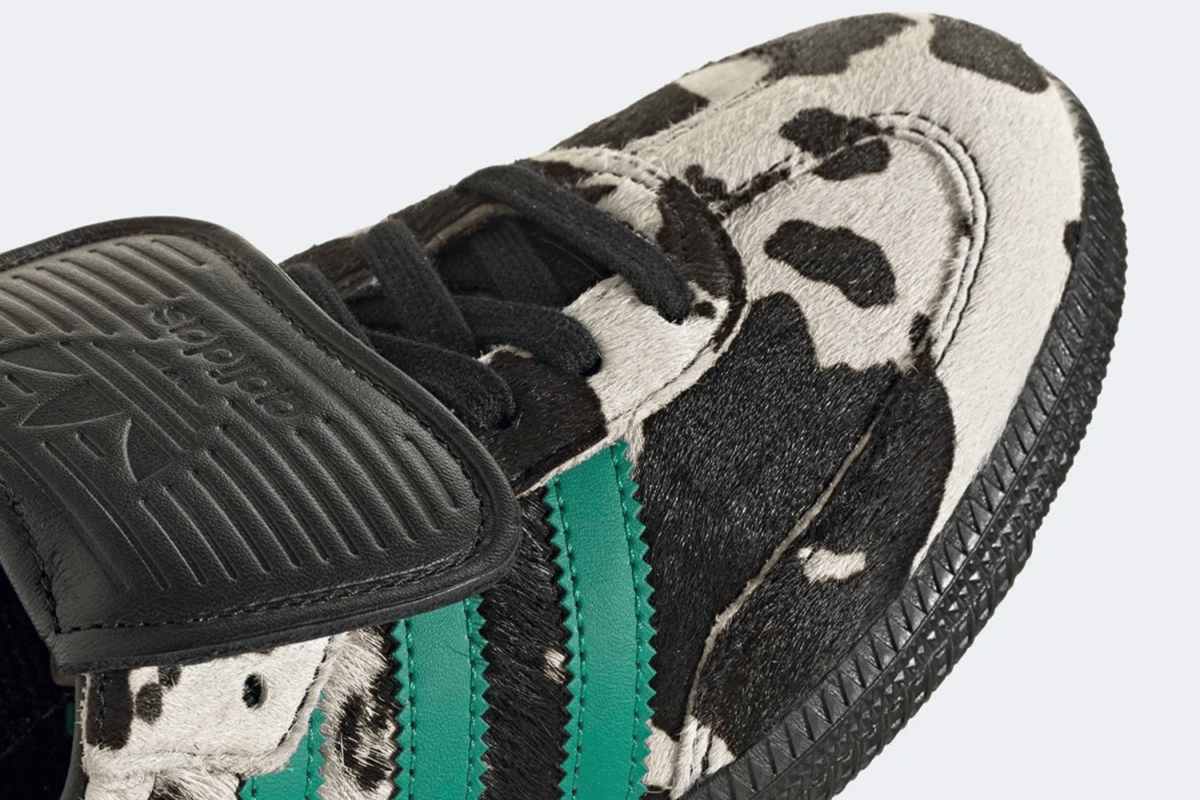 De adidas Samba verschijnt opnieuw in koeienprint
