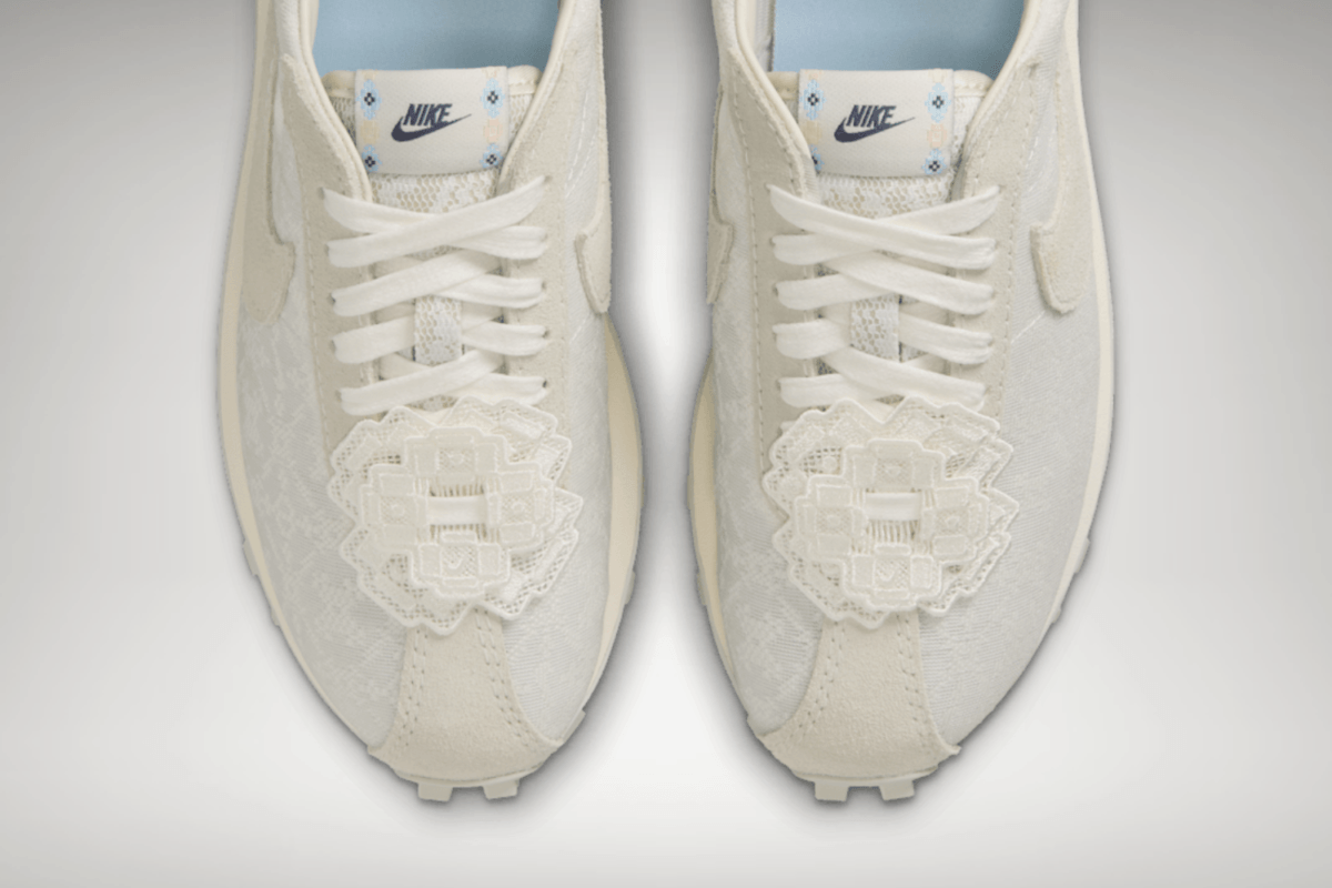 Nike steekt de LD-1000 in een verfijnd kanten jasje