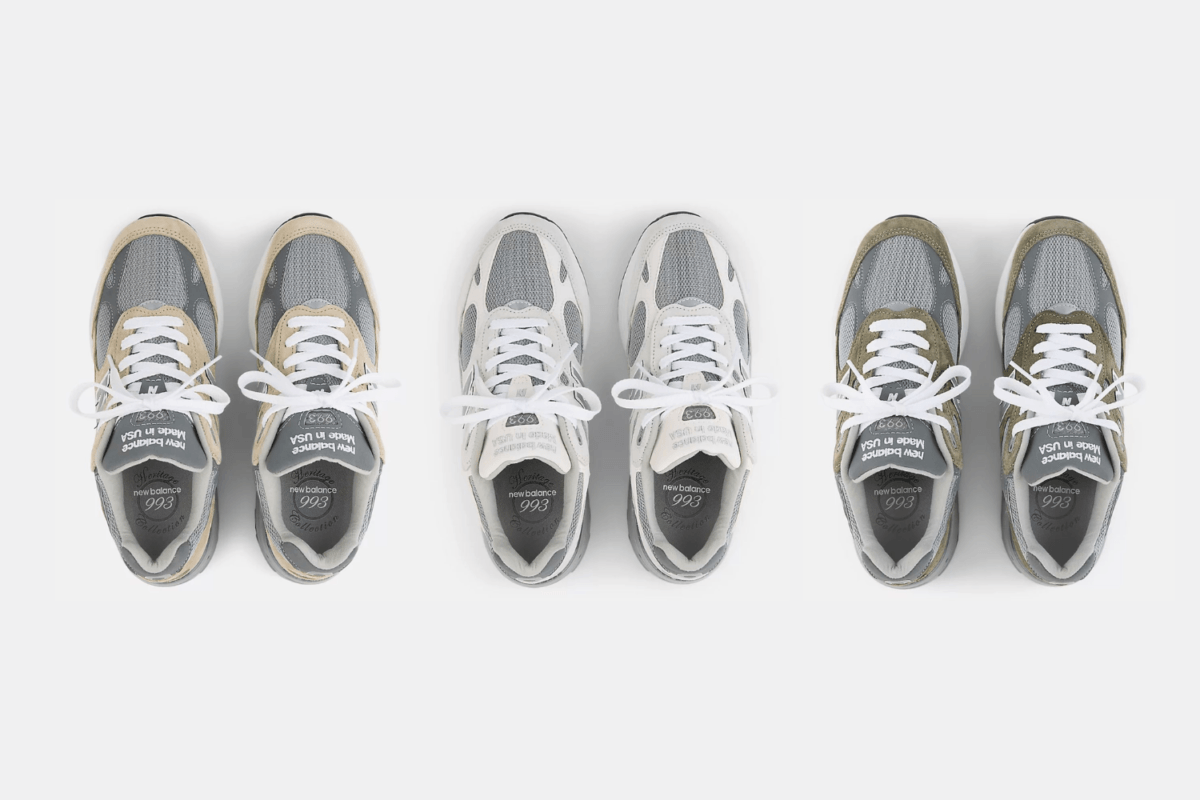 New Balance 993 ‘Heritage Collection’ herintroduceert een klassieker in drie colorways