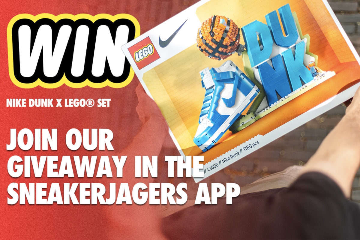 Winnaar bekend – Sneakerjagers Nike Dunk x LEGO® set giveaway