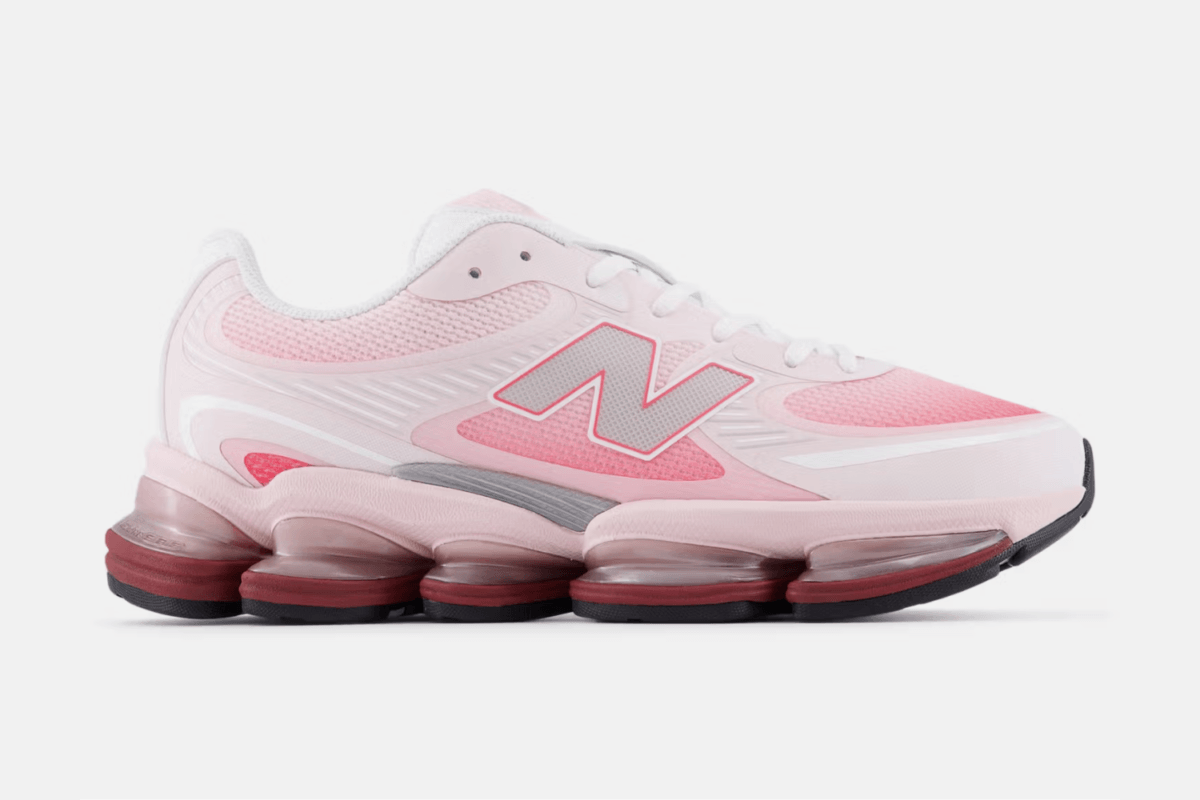 New Balance Abzorb 2000 ‘Rose Sugar’ omarmt futuristische nostalgie