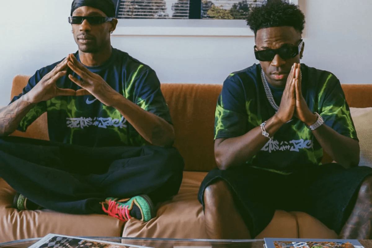 Travis Scott gespot met nieuwe CPFM x Nike Dunk Low ‘Swamp Sponge’