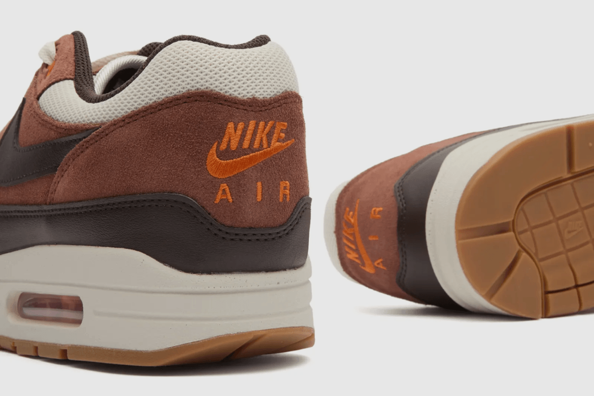 De Nike Air Max 1 Essential ‘Brown Orange’ is perfect voor de herfst