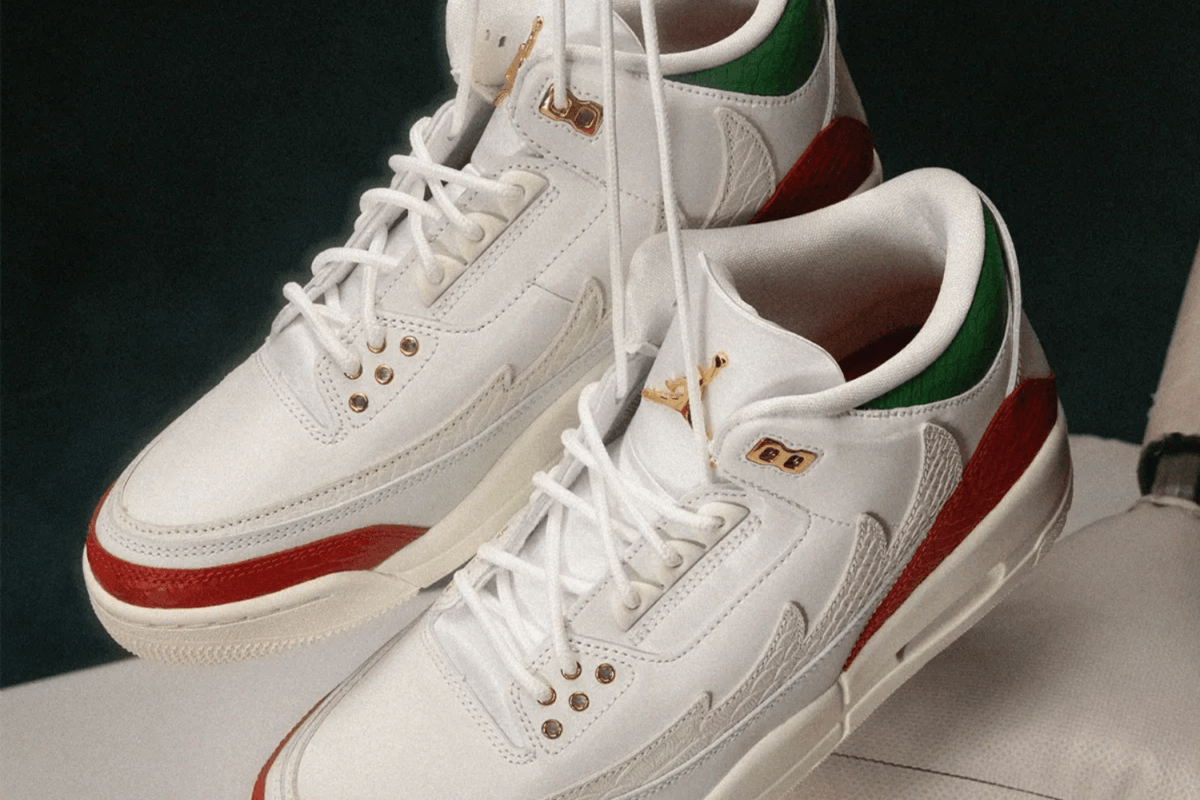 De Air Jordan 3 'El Vuelo' brengt ode aan Mexico en haar worstelaars