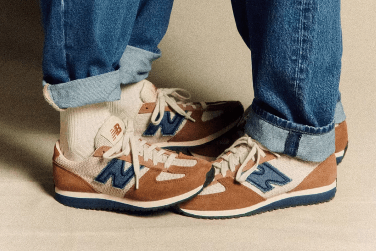 Sézane's eerste samenwerking met New Balance brengt Parijse flair naar de 471