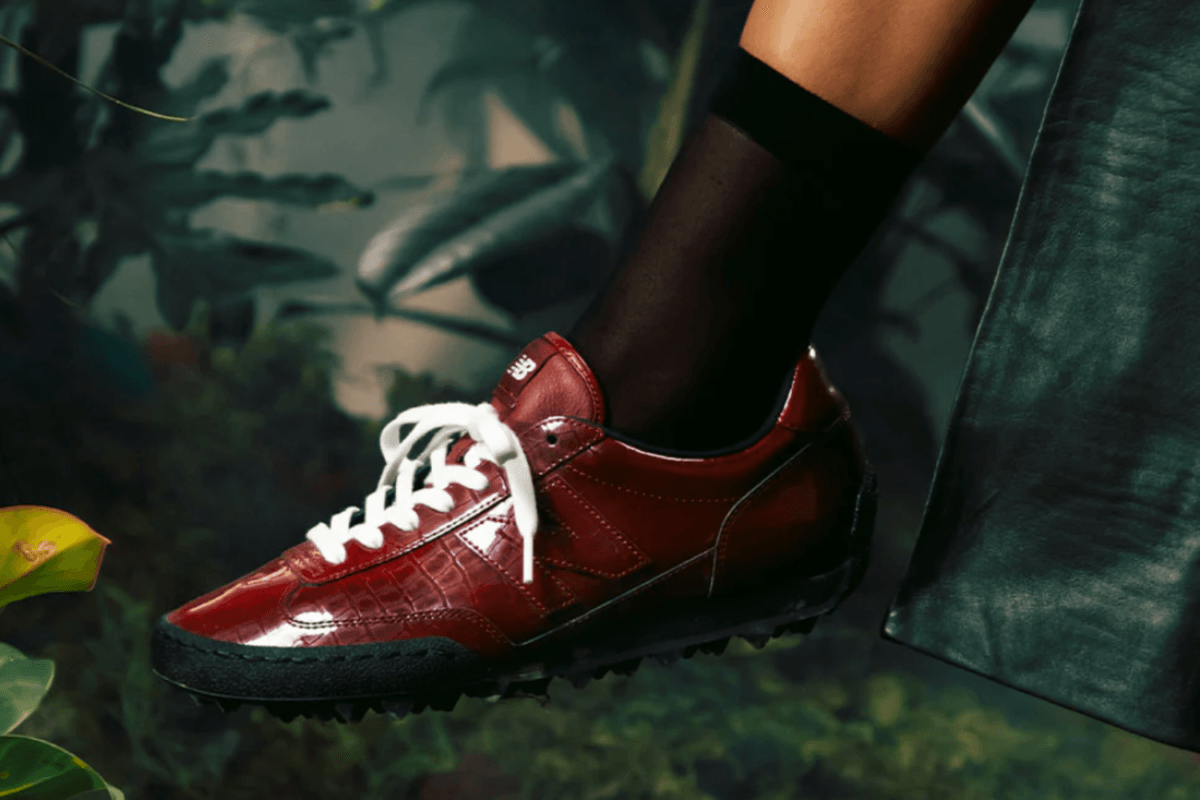 New Balance onthult de Gator Run in glimmend krokodillenleer