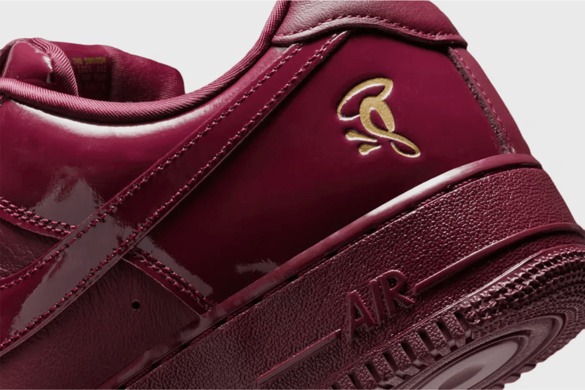Officiële beelden: Central Cee x SYNA WORLD x Nike Air Force 1 Low 'Dark Beetroot'