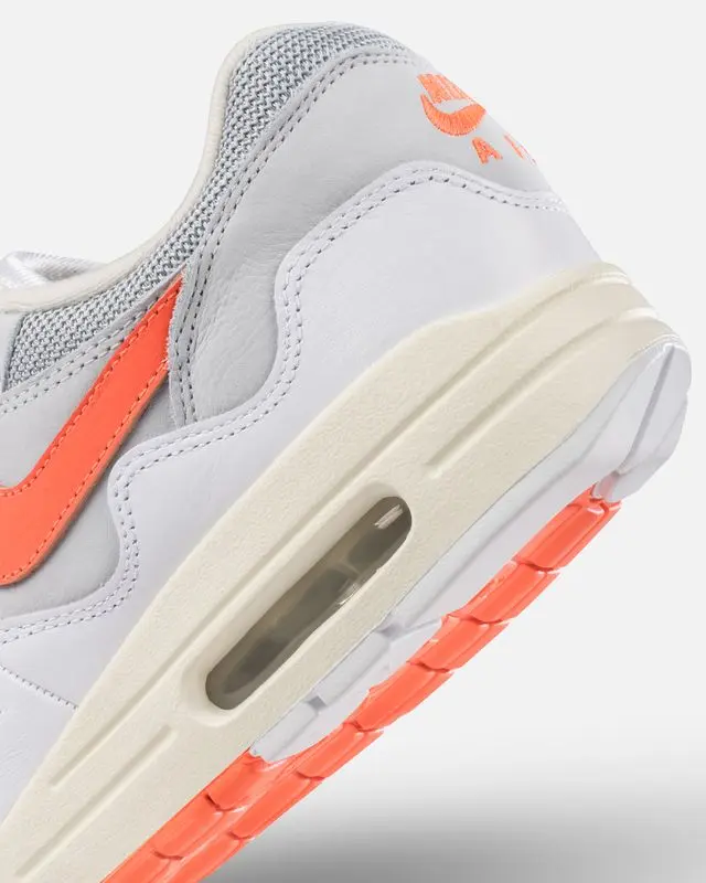 Patta x Nike Air Max 1 ’87 'White & Hyper Crimson'