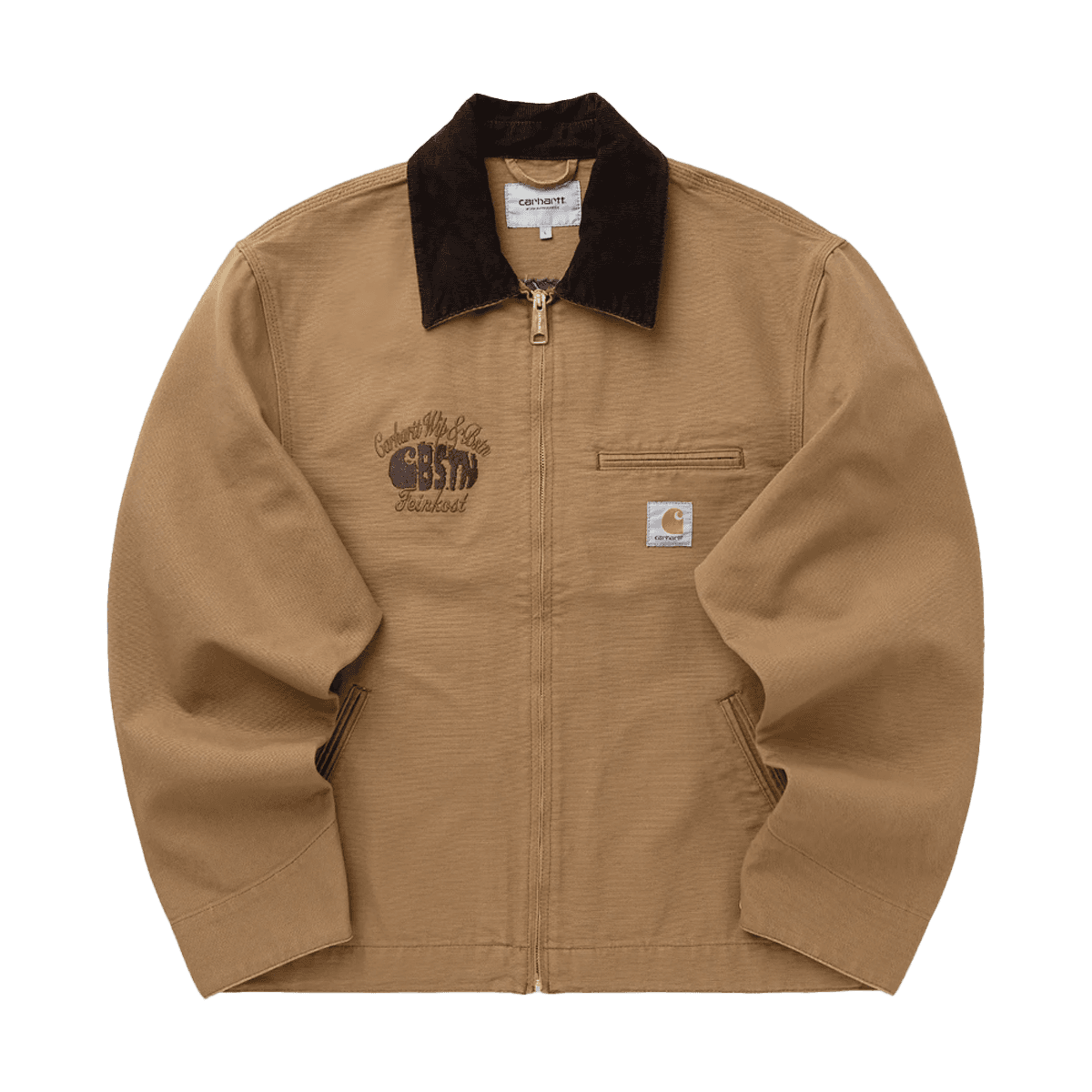 BSTN x Carhartt WIP Feinkost Detroit Jacket 'Hamilton Brown'