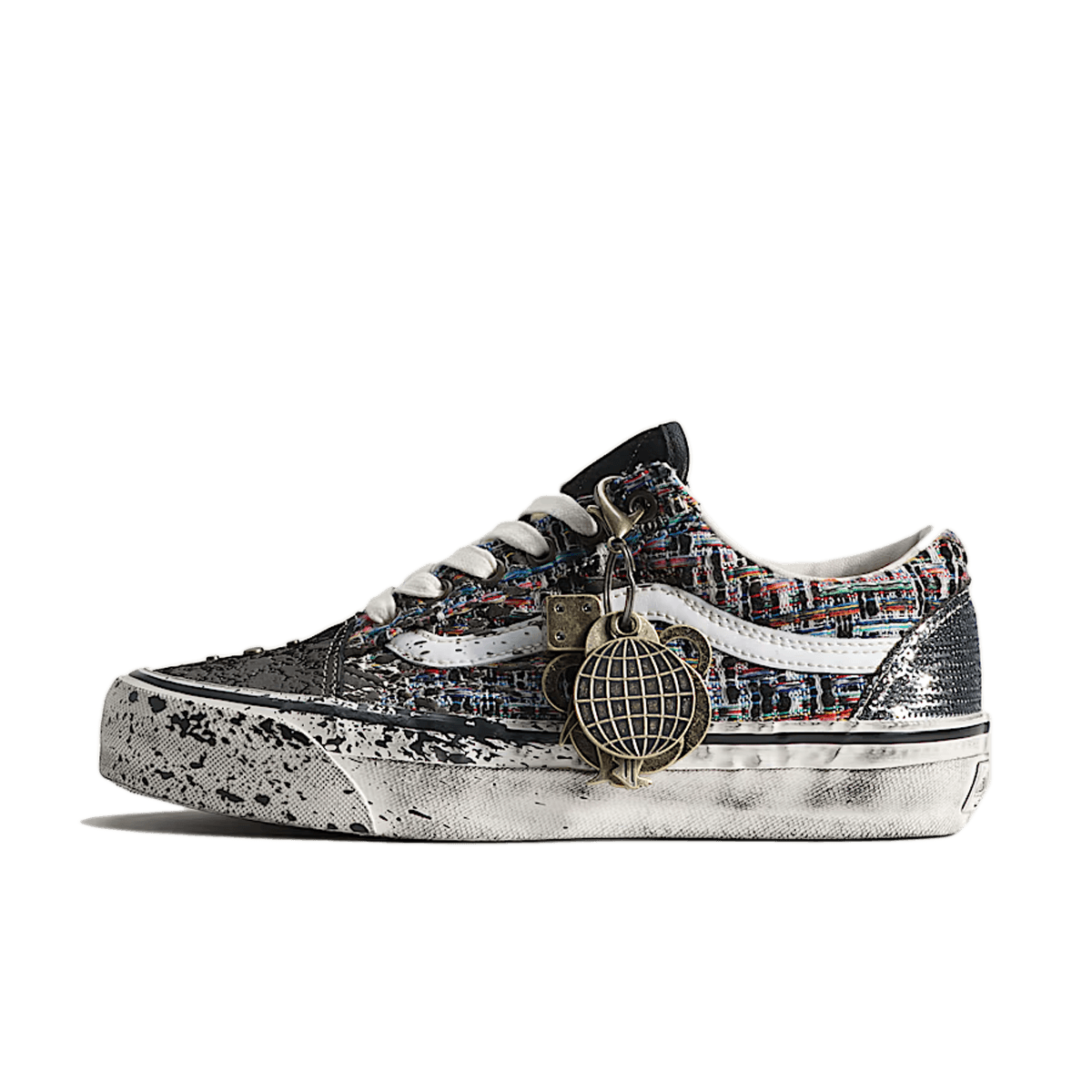 Vans Premium Old Skool 'Black & Grey' - Charms Pack