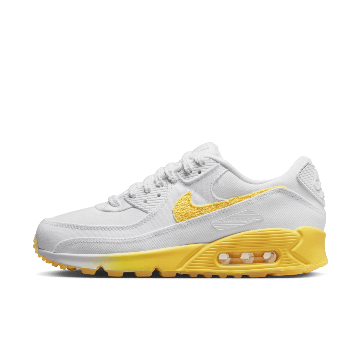 NIke Air Max 90 WMNS 'Citrus Pulse' - Chenille Swoosh Pack FJ4548-100