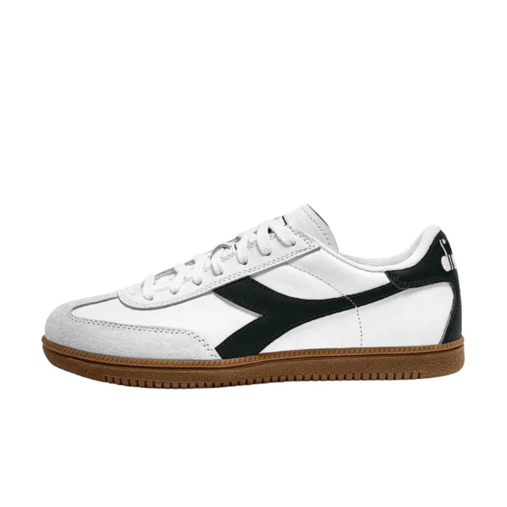 Diadora Trainer Leather - White and Black