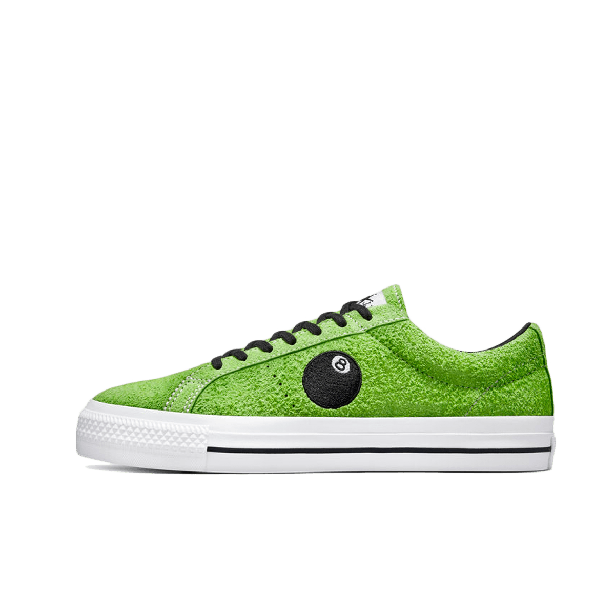 StĂĽssy Pro 8-Ball x Converse One Star 'Green Flash'