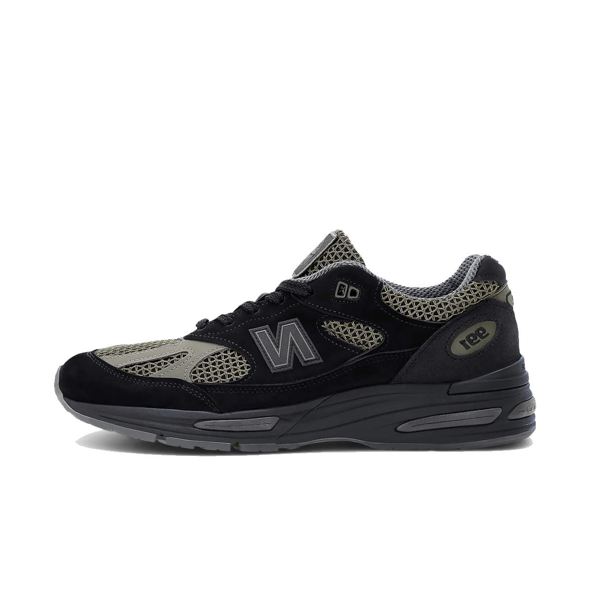 Stone Island x New Balance 991v2 'Black Olive' - Made in UK U991SD2
