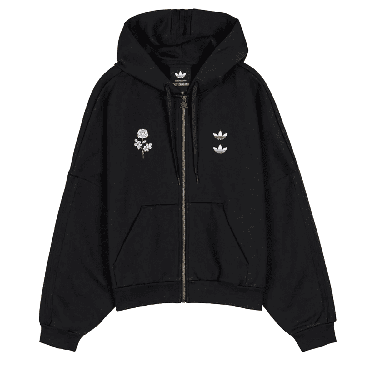 Willy Chavarria x adidas Heavyweight Zip Hoodie 'Black'