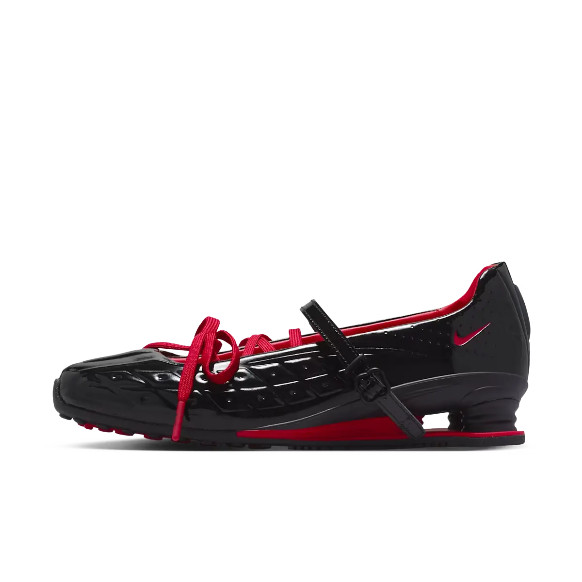 LABELHOOD x Nike Shox Z Calistra WMNS 'Black & University Red'
