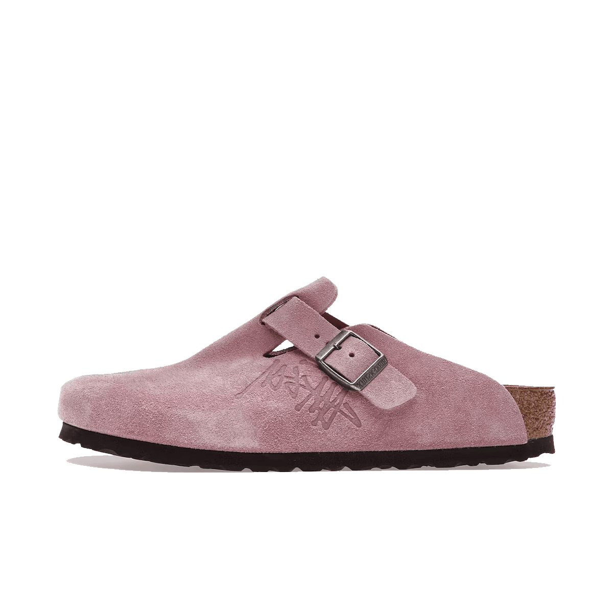 StĂĽssy x Birkenstock Boston Clog 'Dusty Pink'