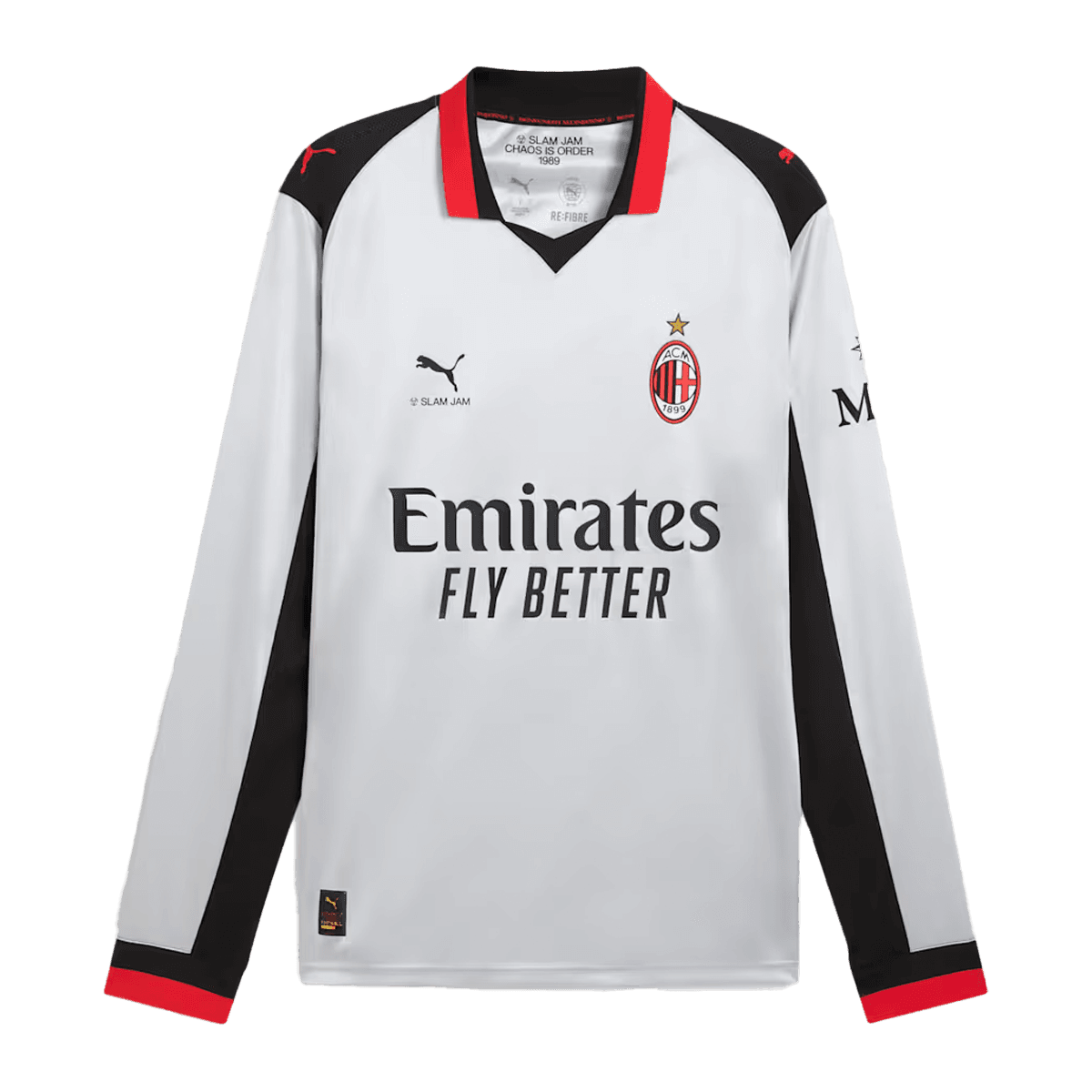 AC Milan x Slam Jam x PUMA Long Sleeve Jersey 'Silver Mist'