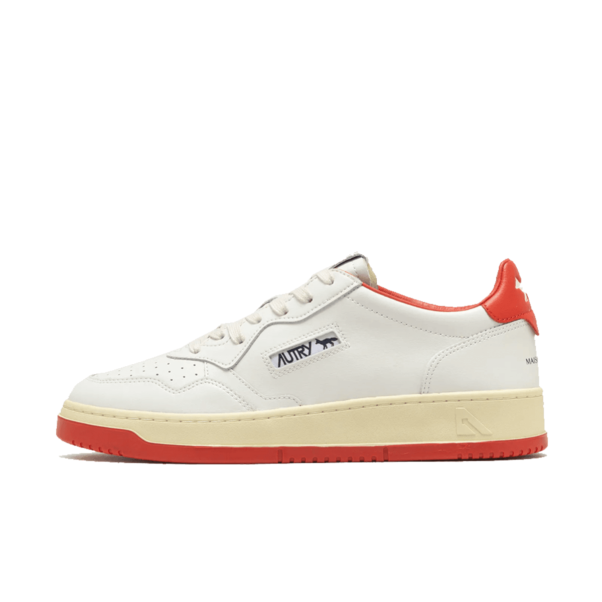 Maison Kitsune x Autry Medalist Low 'White & Red'