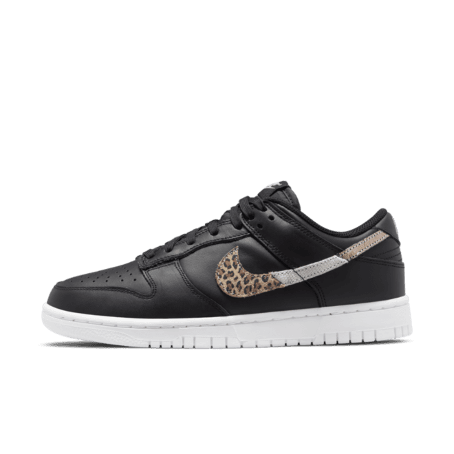 Nike WMNS Dunk Low SE 'Black' - Animal Swoosh